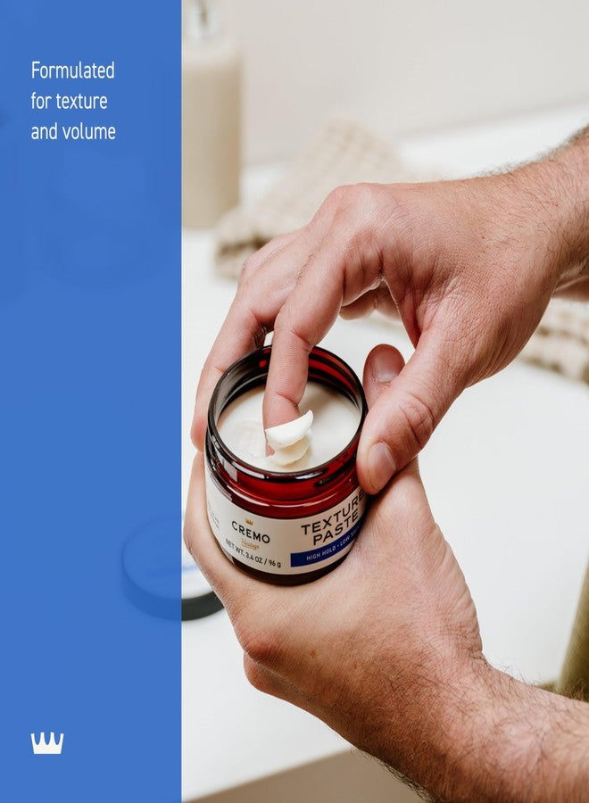 Cremo Hair Styling Texture Paste, Premium Barber Grade Texture Paste for Hair Styling, 3.4 Oz - Image 4